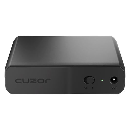 Cuzor Mini Pro RouterUPS for 12V routers. Backup up to 8 hours. 3x2900 mAh EV grade quality batteries. 12 months replacement warranty.  Power backup for WiFi routers. Wifi UPS. Supports Jio Fiber, Airtel Xtream and other 12V routers.